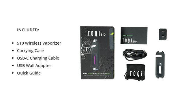 TOQi 510 Wireless Charging Cartridge Vaporizer - Smoker's Emporium